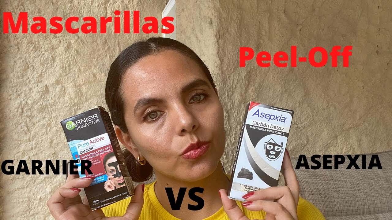 Mascarrillas Peel off Garnier Vs Asepxia /¿Cúal me gustó más?