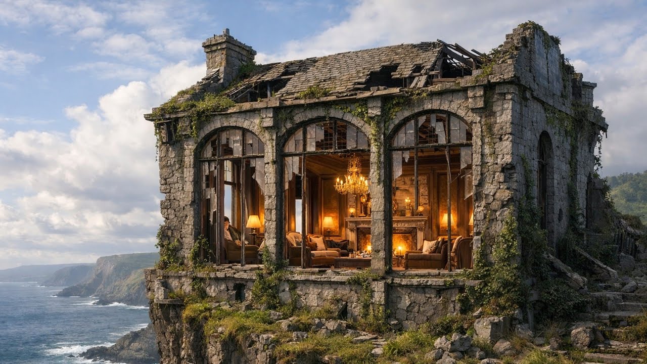 I Turned an Abandoned Library Into a Luxury Dream House (ASMR)
