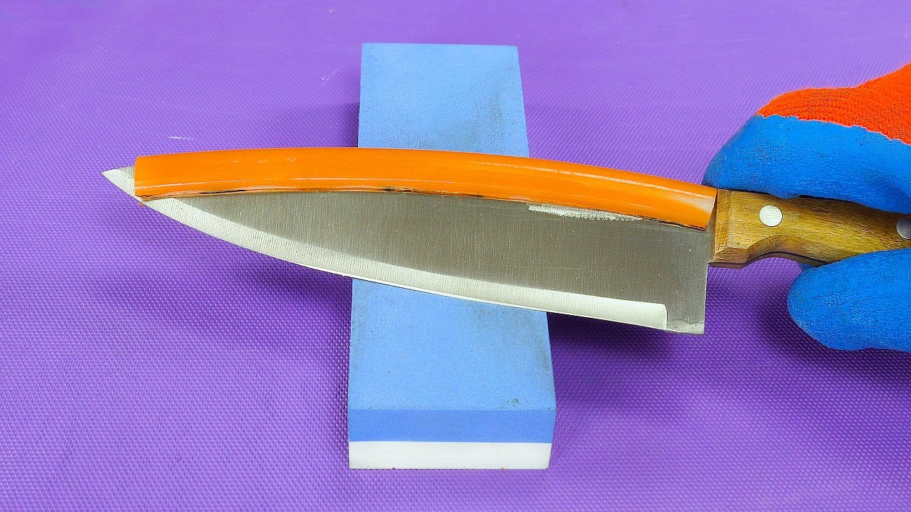 How To Sharpen Old Knife!! Amazing Method !! Razor Sharp