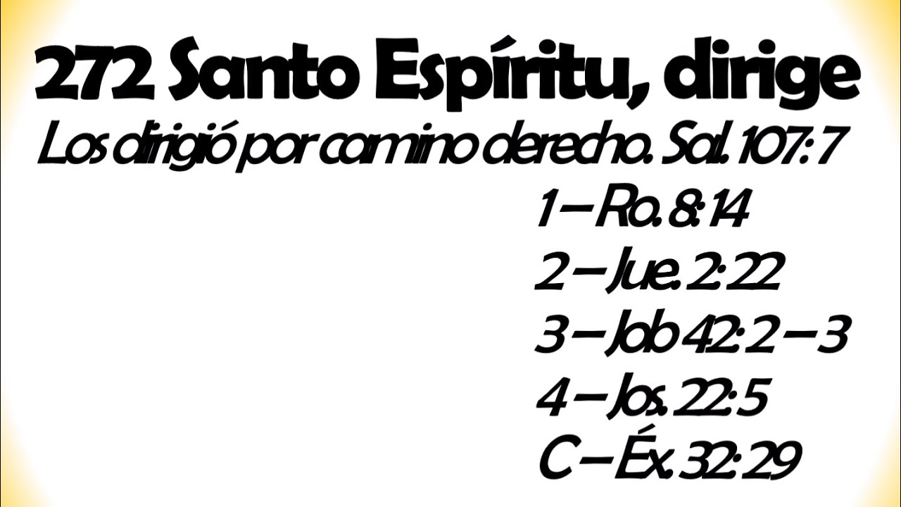 272 Santo Espíritu, dirige 
