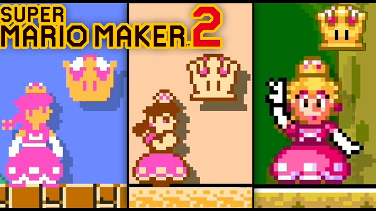 Peachette In Super Mario Maker 2