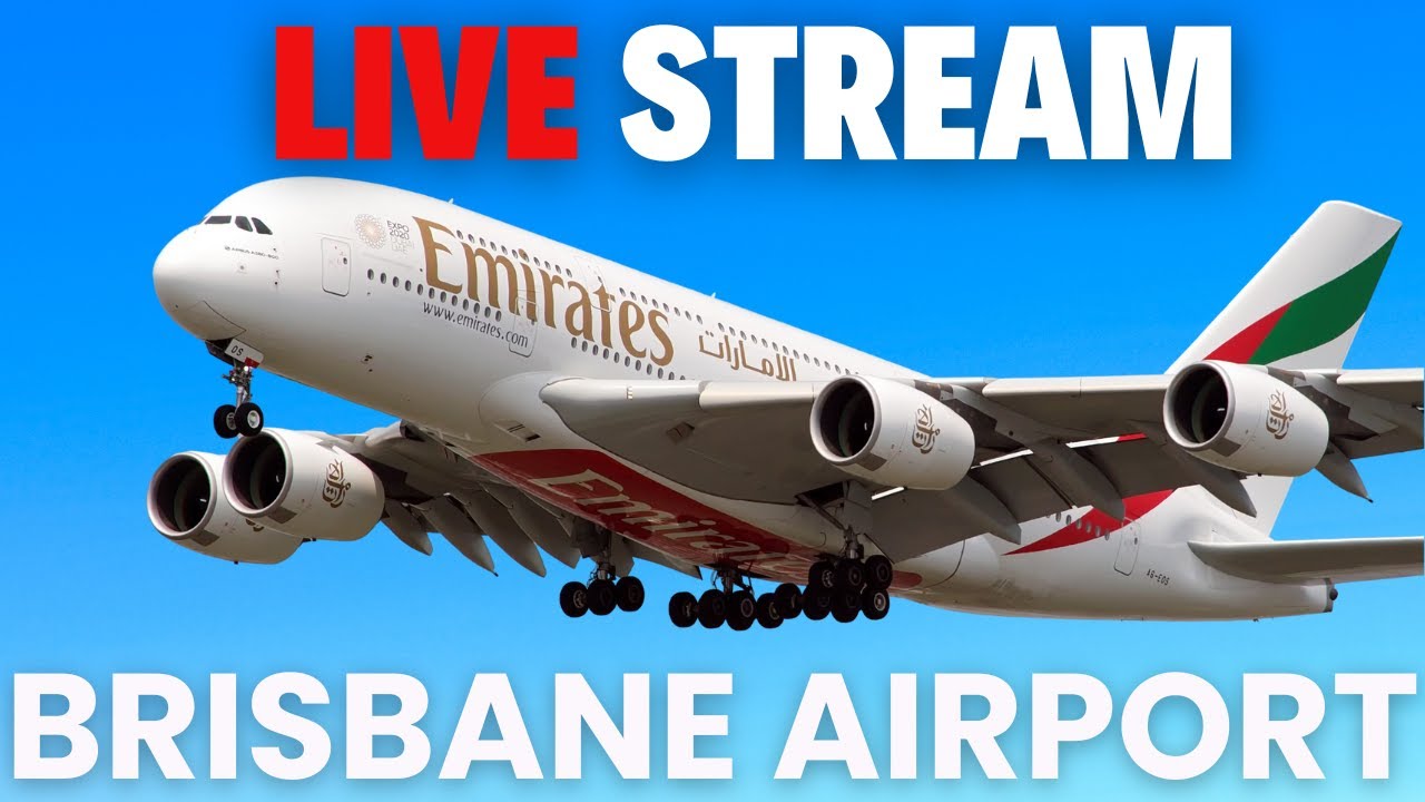 🔴 LIVE BRISBANE AIRPORT Plane Spotting ✈️ Busy Airport Action 🔴