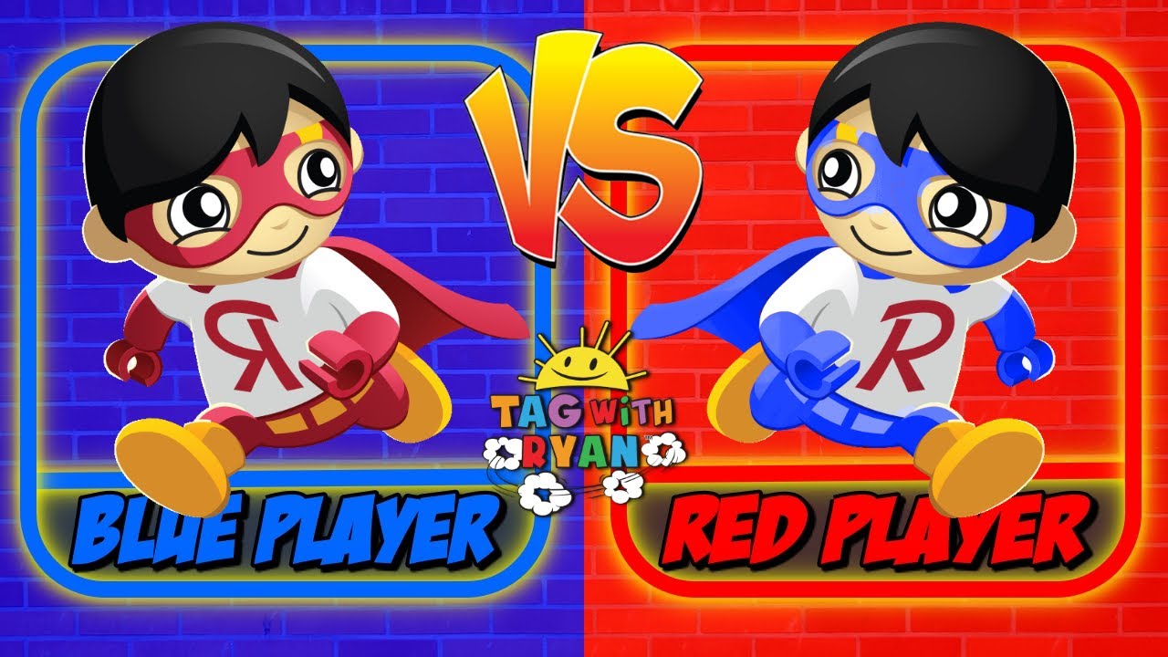 Tag with Ryan Character Comparison Special Episode - Red Titan vs Blue Titan - All Costumes Unlocked