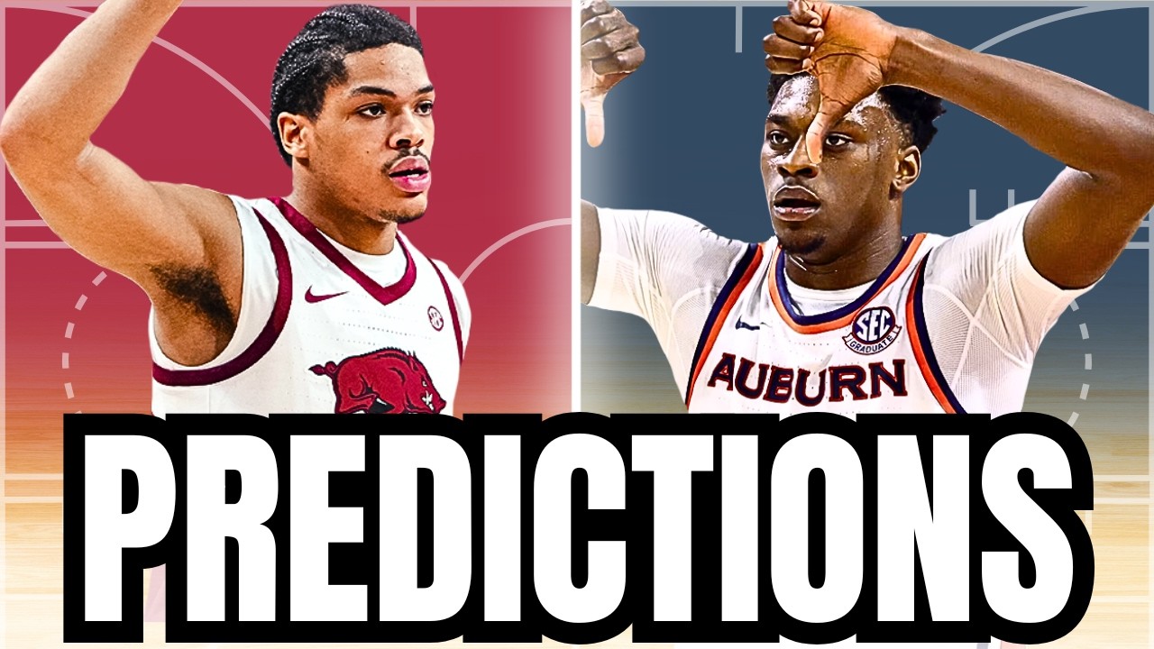 Arkansas vs. Auburn PREDICTION | 2025-26 SEC Basketball Predictions