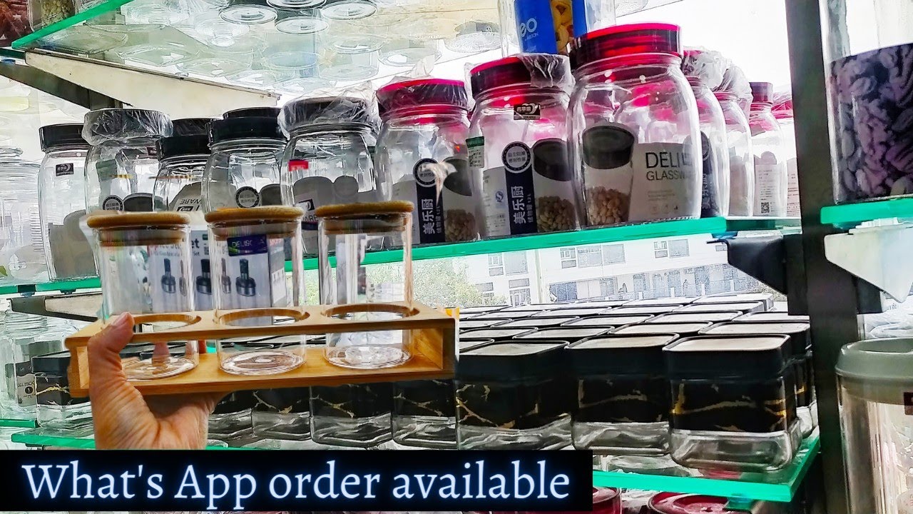கோவையில் Kitchen Glass Storage Containers| Glass ware collections| Coimbatore Steel House.