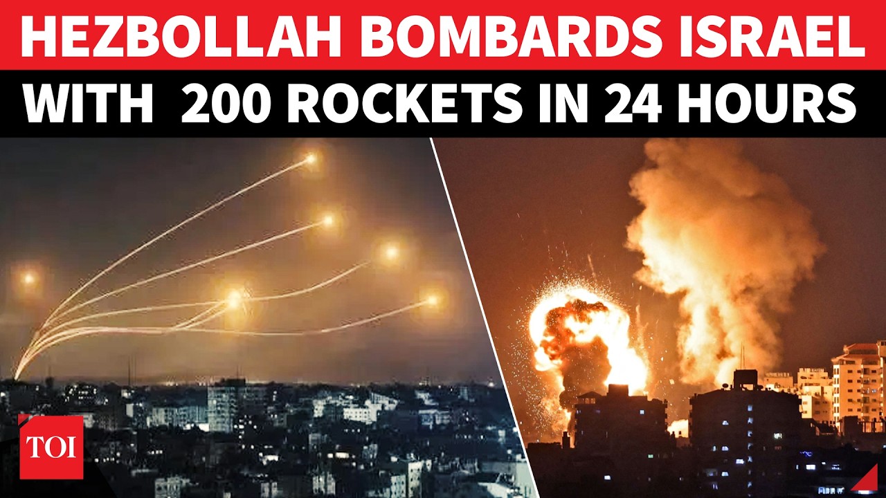 Hezbollah HAMMERS Tel Aviv & Haifa With 200 Rockets; 4 Israeli Military Bases, Radar Systems ‘HIT’