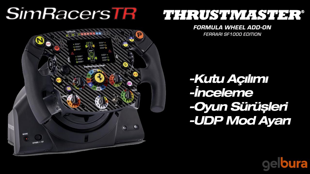 Thrustmaster Formula Wheel Add-On Ferrari SF1000 Edition Detaylı İnceleme ve Kullanım
