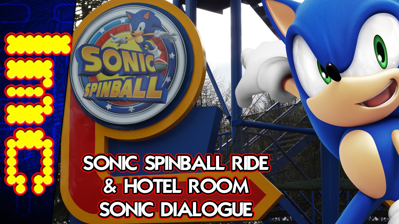 Sonic Spinball Ride & Hotel Room At Alton Towers - Sonic's Dialogue