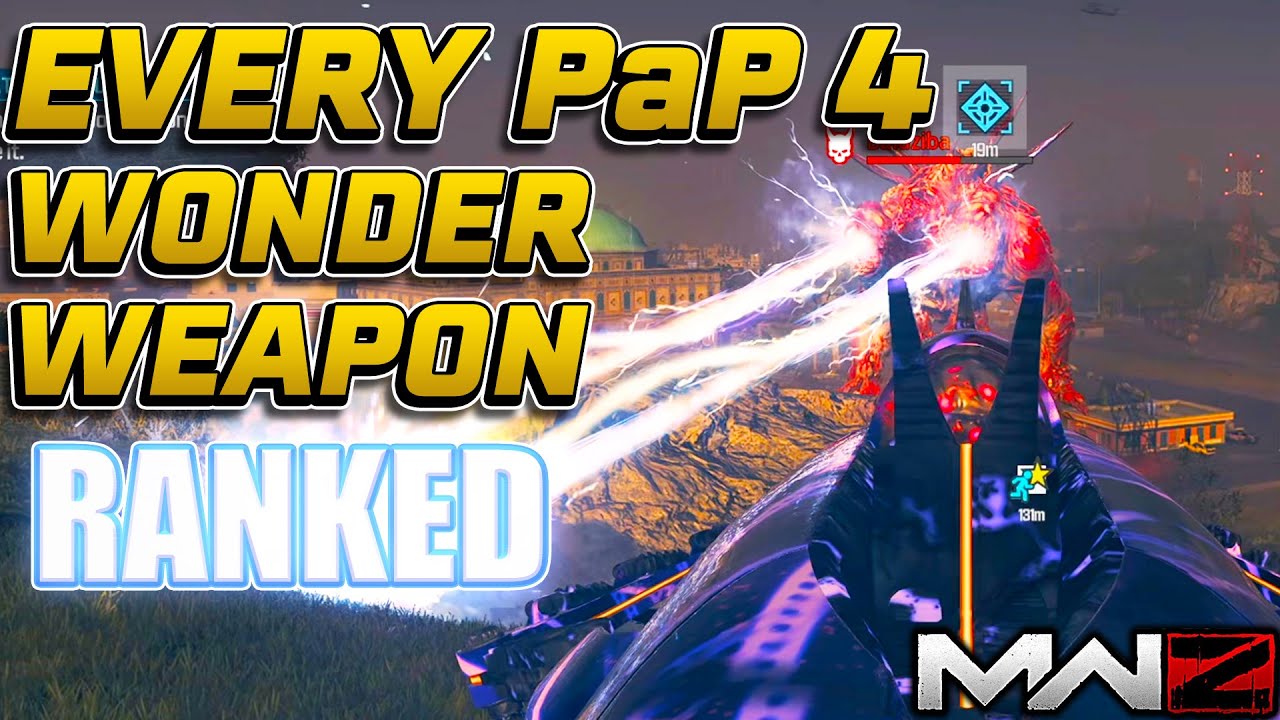 EVERY TIER 4 PACK A PUNCH WONDER WEAPON Ranked  *INSTANT KILL WEAPONS* MW3 ZOMBIES GLITCH SEASON 3