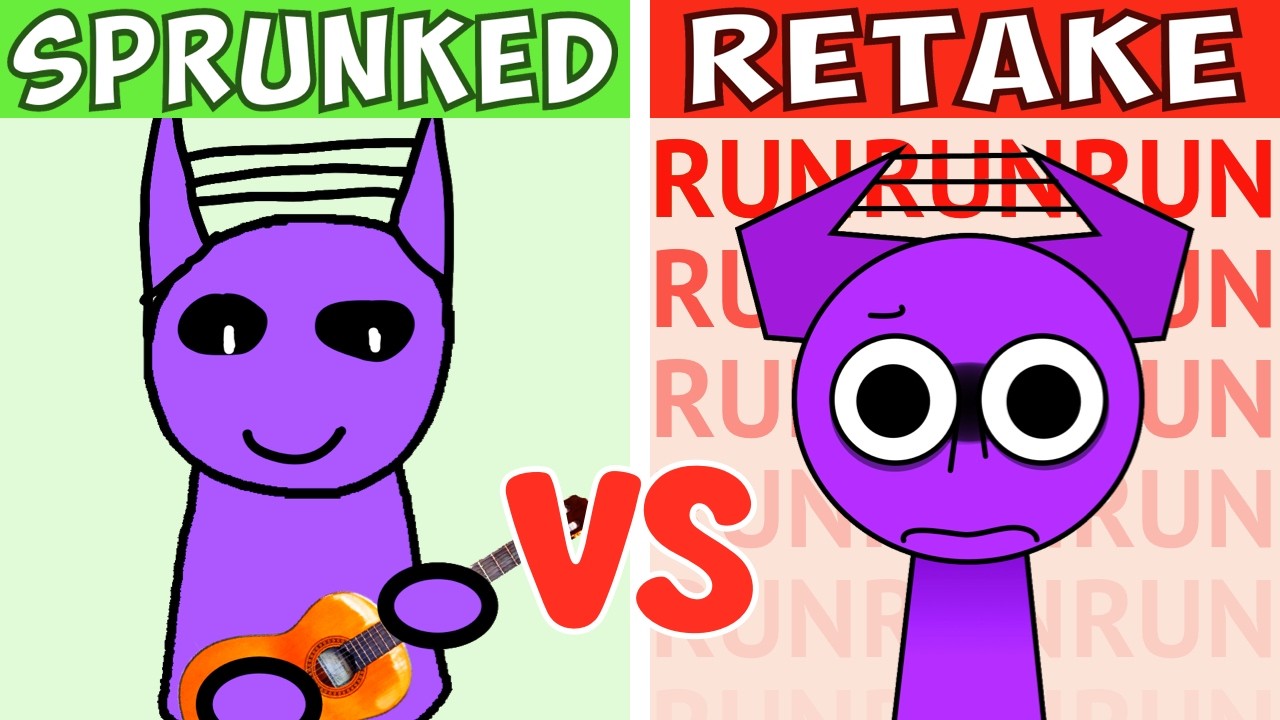 Incredibox Sprunki Sprunked VS Sprunked But Retake Style