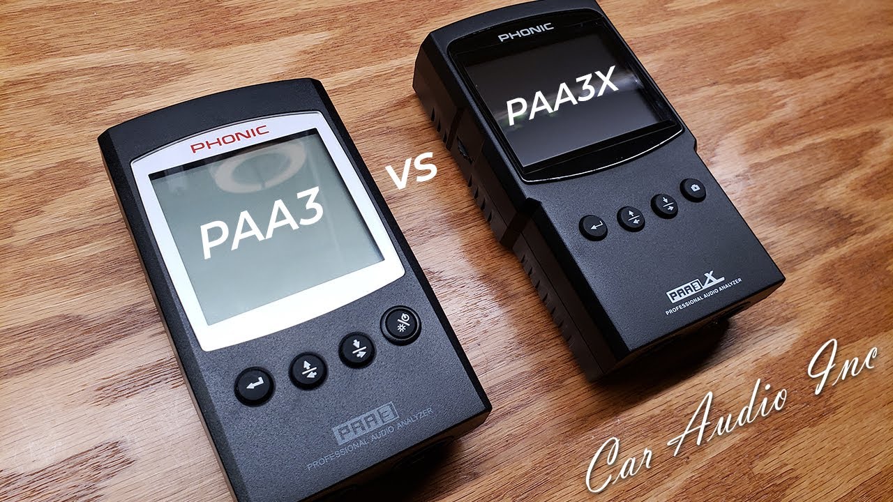 Handheld RTA: Phonic PAA3 vs PAA3X Comparison