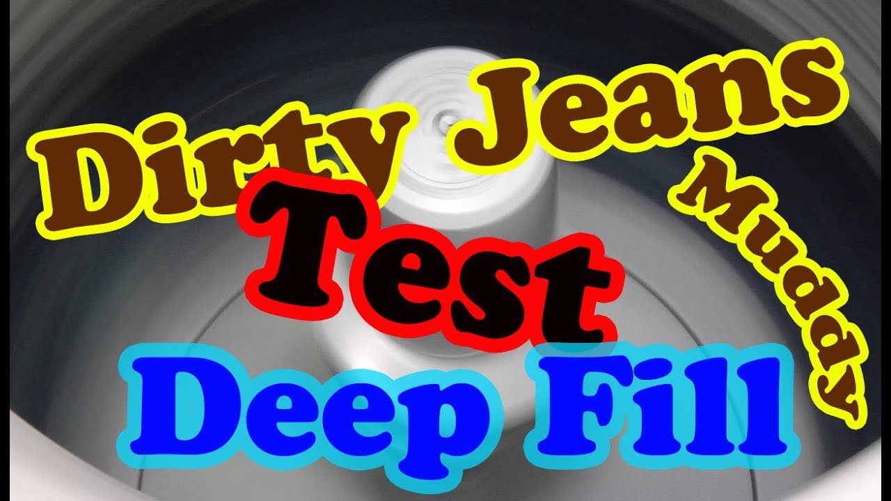 MVWB865GW MAYTAG DIRTY JEANS TEST BEDDING  CYCLE DEEP FILL