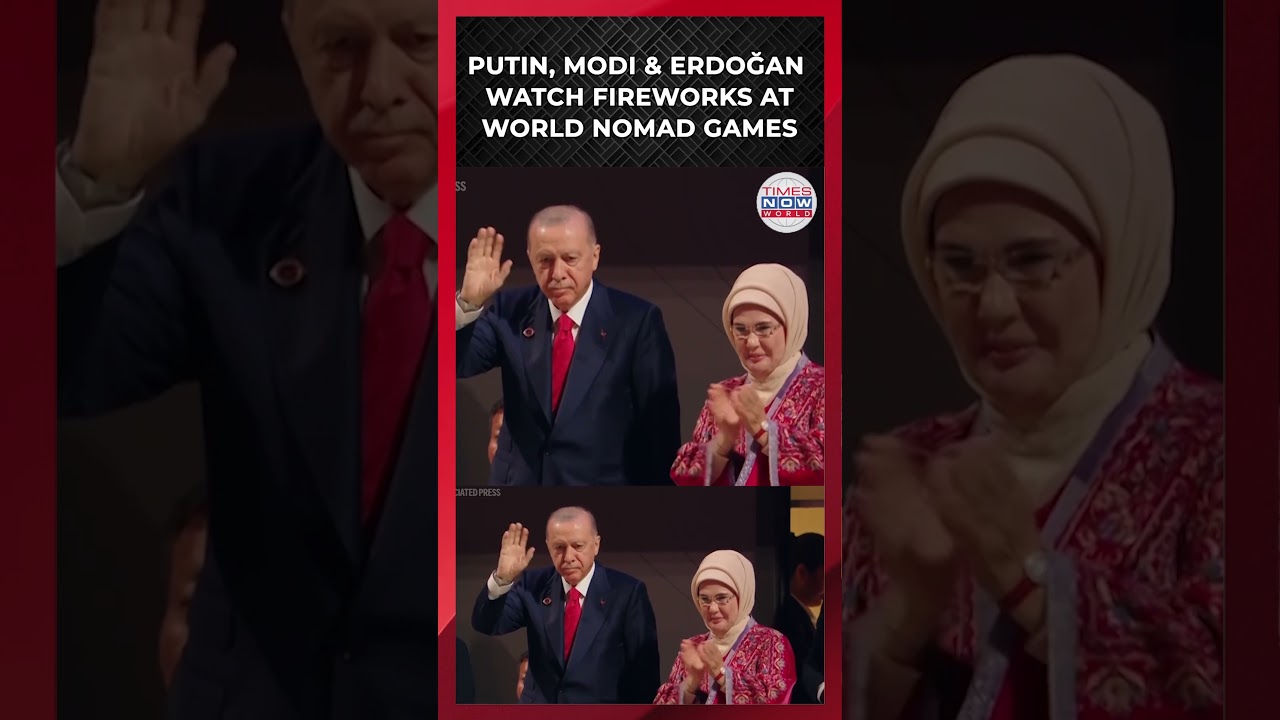Putin, Modi & Erdoğan Unite at World Nomad Games Opening in Kyrgyzstan | Times Now World