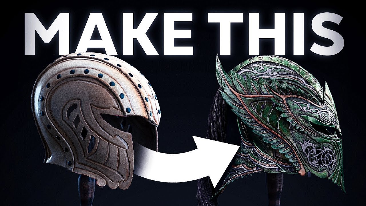 Elven Lord Helmet (Core) - LEATHER HELMET Tutorial