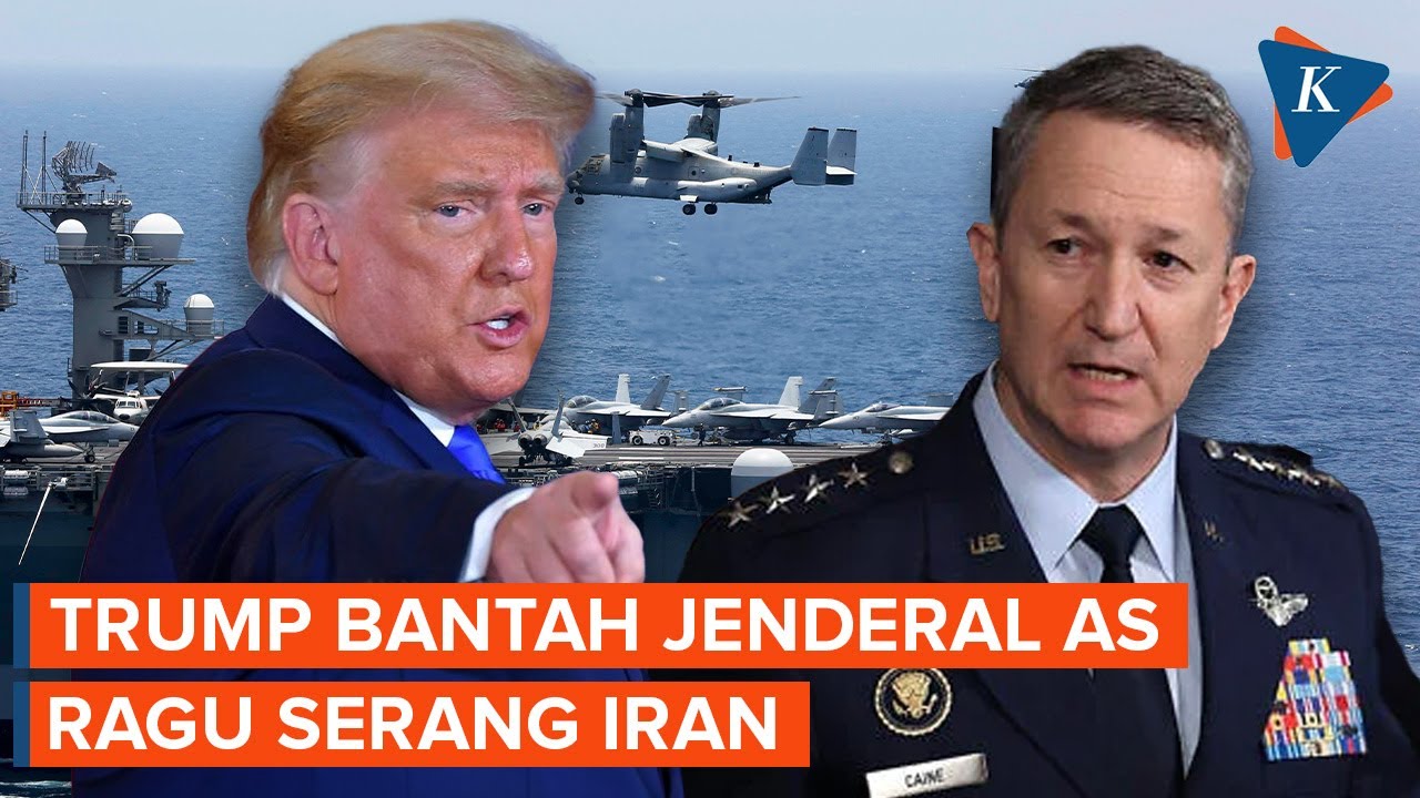 Trump Bantah Jenderal Top AS Ragu Serang Iran, Yakin Menang jika Perang Meletus