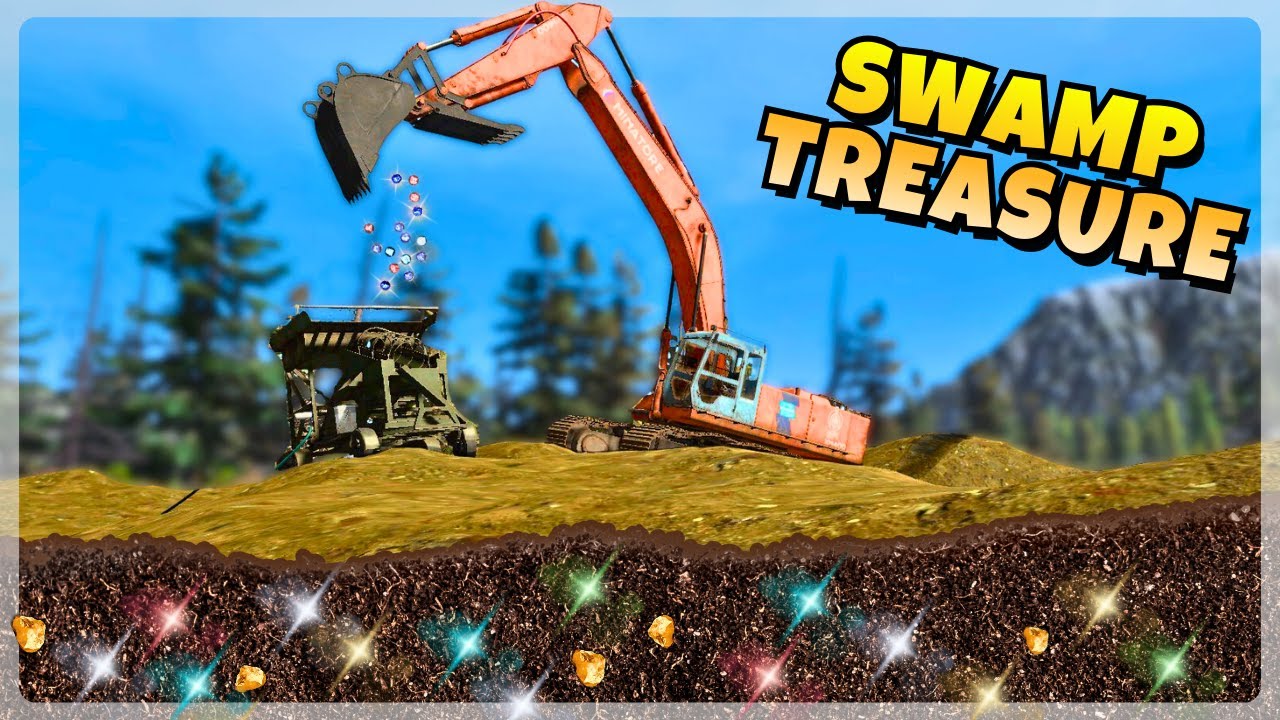 I Drained An Entire Swamp To Dig Up GEMS