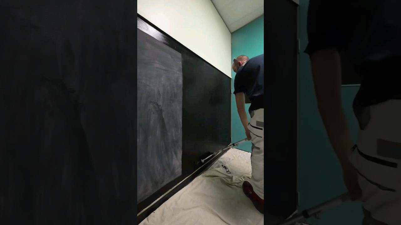chalk board paint #chalk #chalkboard #chalkboardpaint #satisfying #paintingtechniques #diy