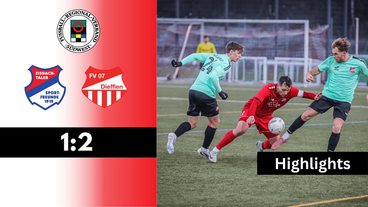 Highlights | Spfr. Eisbachtal vs. FV Diefflen 1:2 | 18. Spieltag Oberliga RLP/Saar