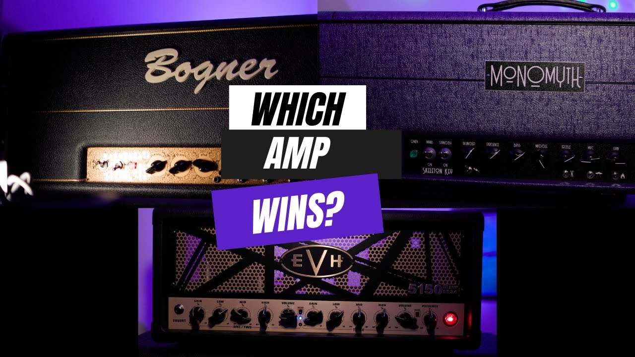 Monomyth Skeleton Key vs Bogner Helios 100 vs EVH 5150III 50 Watt EL34 (Free Bogner Helios 4x12 IR)