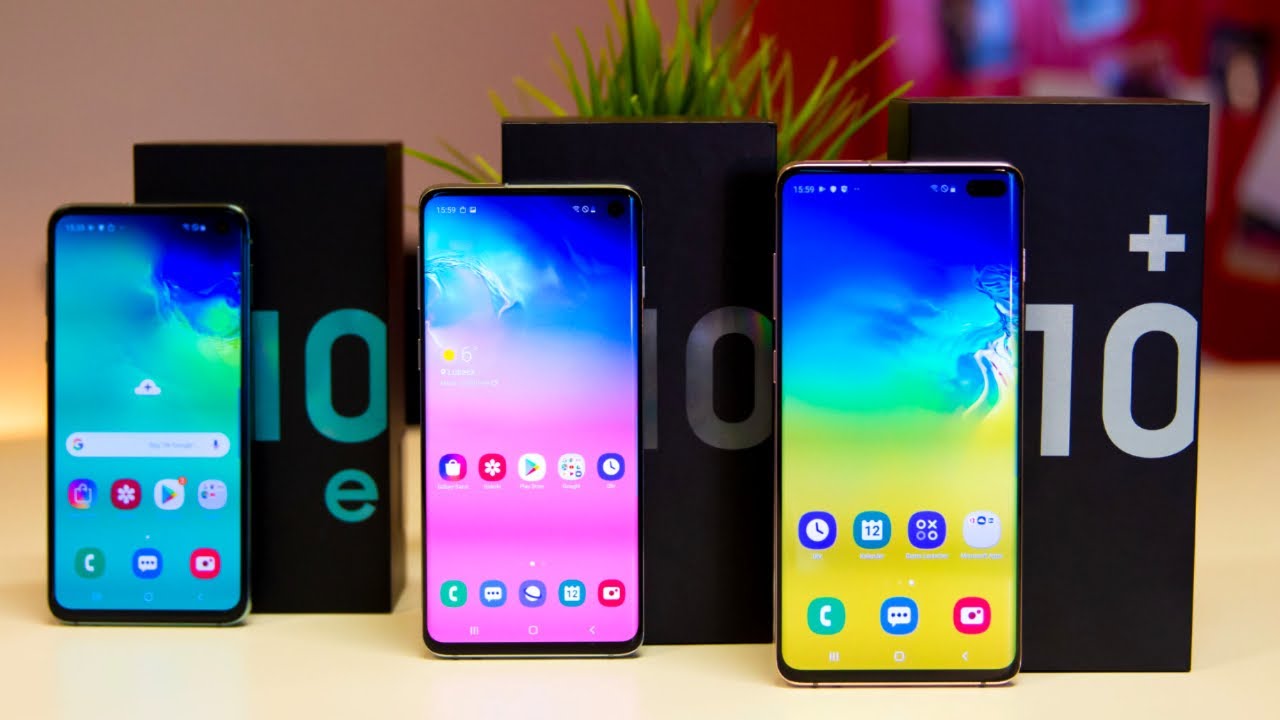 Samsung Galaxy S10, S10+ & S10e (Vergleich) - Das sind die UNTERSCHIEDE!