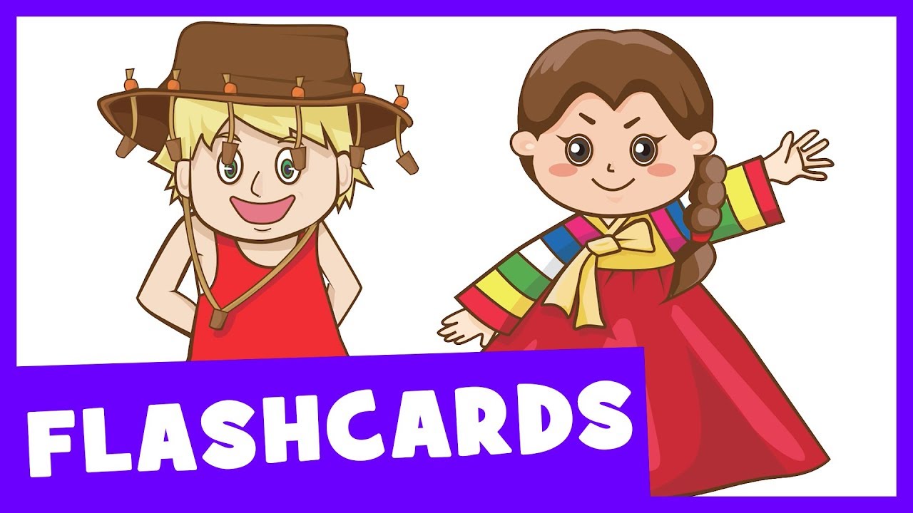 Learn Nationalities of the World | Talking Flashcards