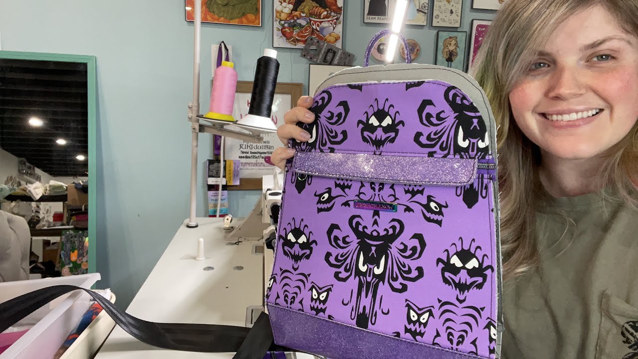 Finishing up a backpack by Miko Crafts!
