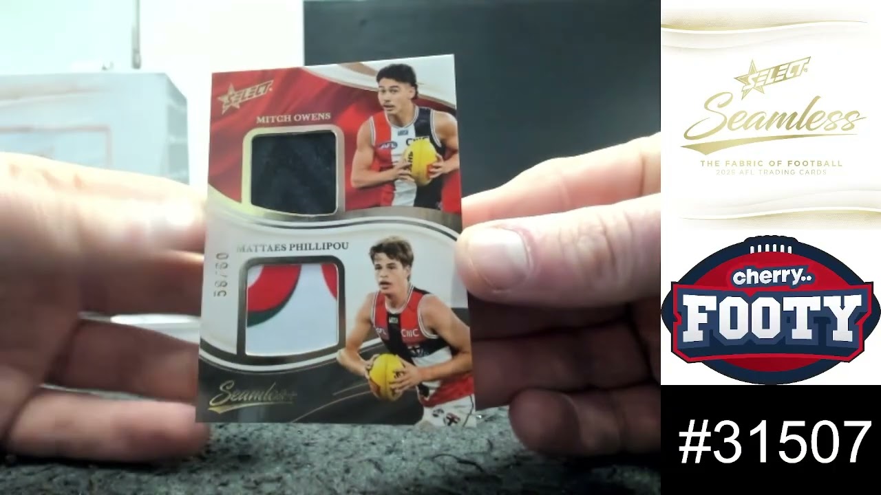 2026 Select AFL Seamless 2 Box Opening - #31507・Serial Team Based (Release Day)