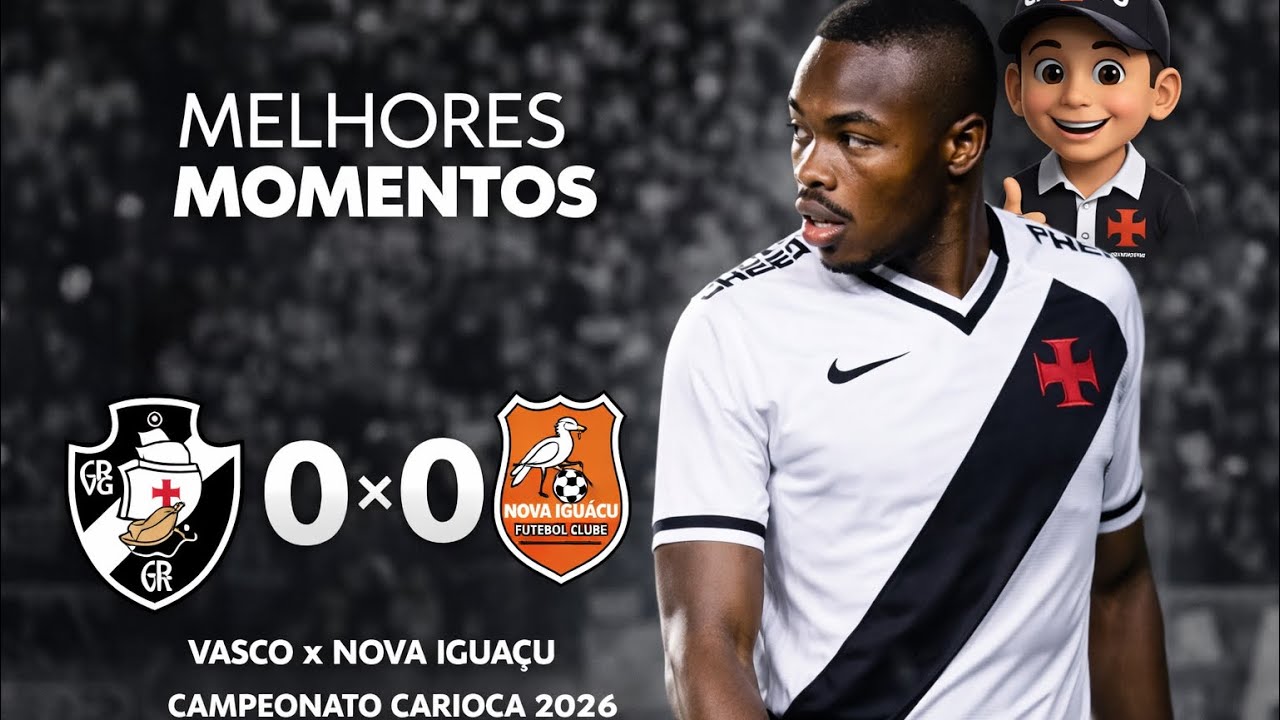 Vasco x Nova Iguaçu 0x0 | Melhores Momentos do Jogo