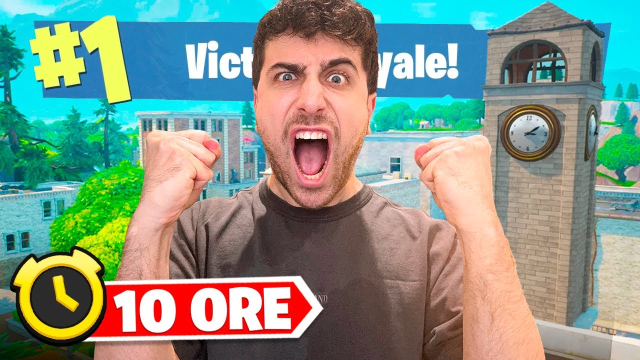 Dopo +10 ORE di Gioco HO VINTO in OG! *DIFFICILISSIMO* Fortnite ITA