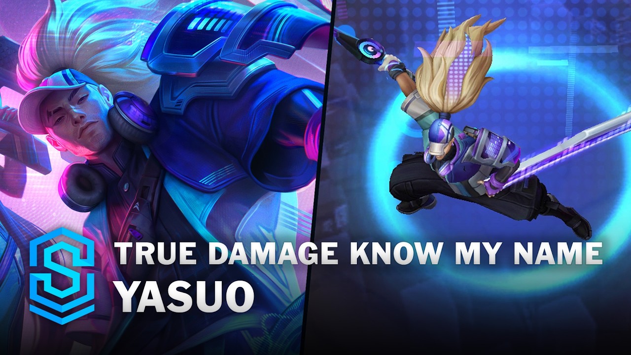 True Damage Know My Name Yasuo Skin Spotlight - Pre-Release - PBE Preview - League of Legends