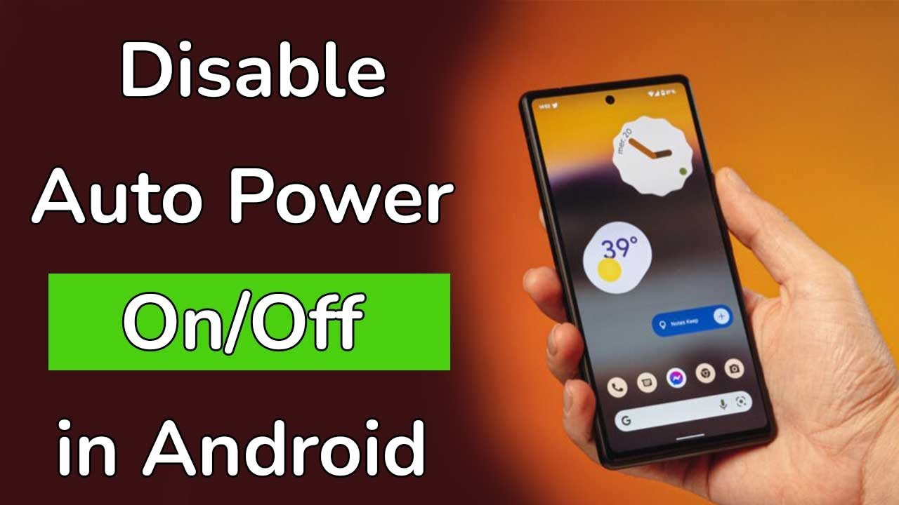 How to Turn Off Schedule Power On/Off in Android Phone?