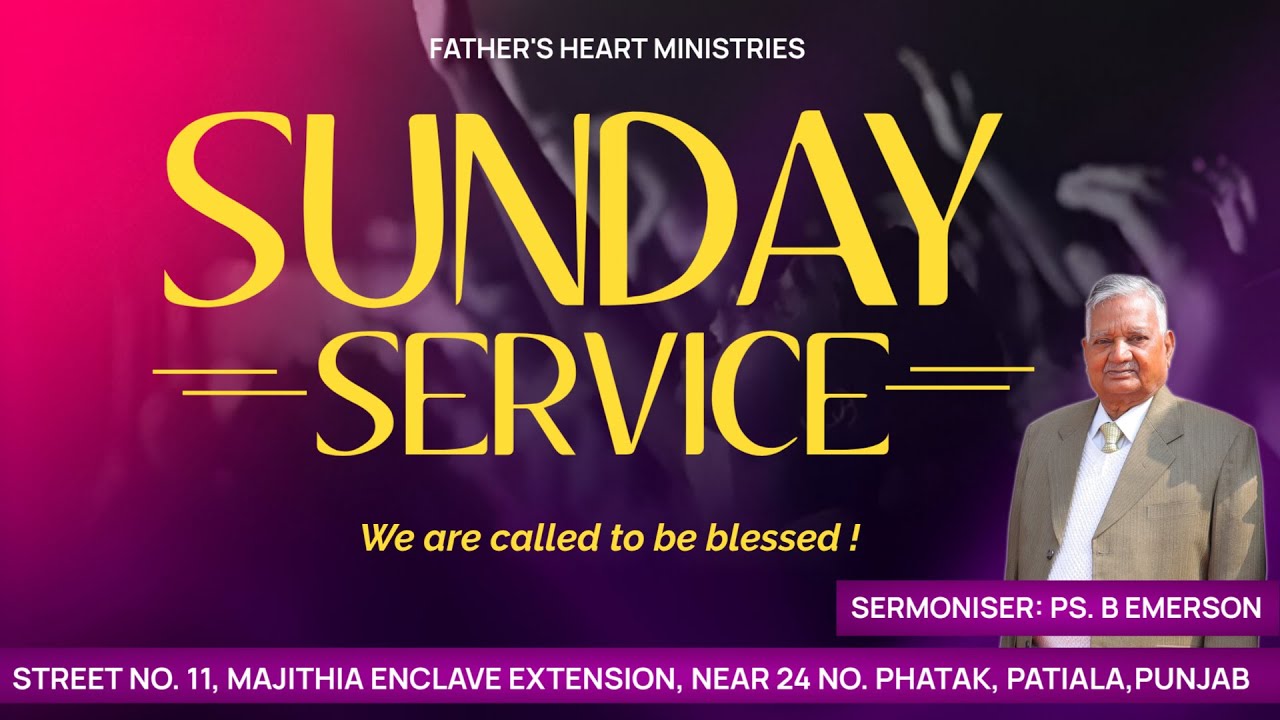 23-11-2025  Father's Heart Ministries  - Sunday Service  (Live)