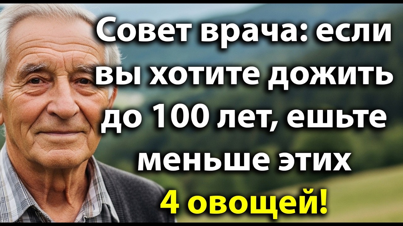 Совет врачей:если вы хотите дожить до ста лет, ешьте меньше этих четырёх овощей![Советы для пожилых]
