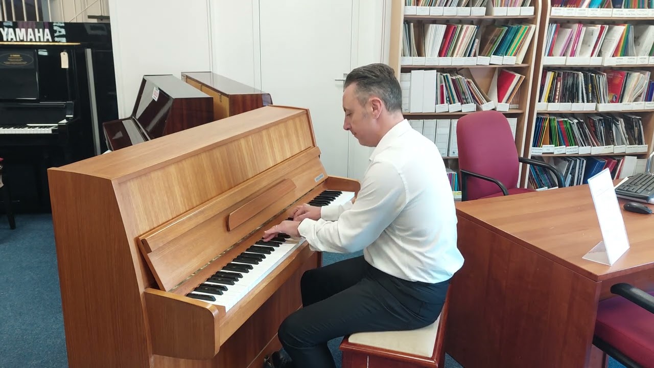 Used Broadwood Upright Acoustic Piano For Sale | Demonstrated By Graham Blackledge