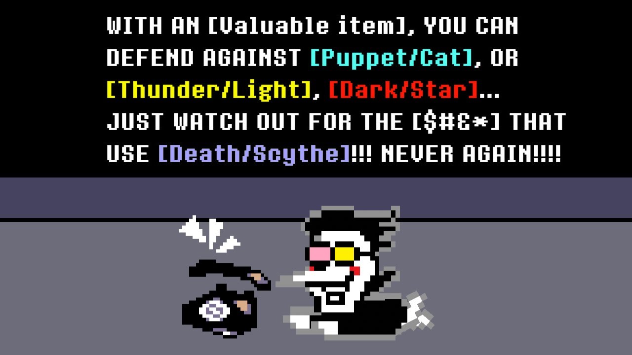 Куклы и кошки: стихии, раскрытые в лотерее Deltarune