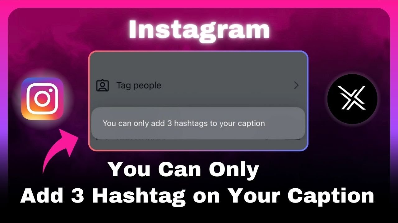 Как исправить ошибку &laquo;Можно добавить только 3 хэштега в подпись&raquo; в Instagram &mdash; &laquo;Только 3 хэштега&raquo;