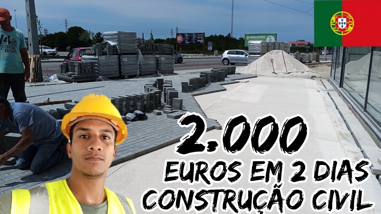 Construção civil em Aveiro 🇵🇹🇵🇹 Ganha muito dinheiro🔨⚒️🔩👷 trabalhadores independentes🇧🇷🇧🇷