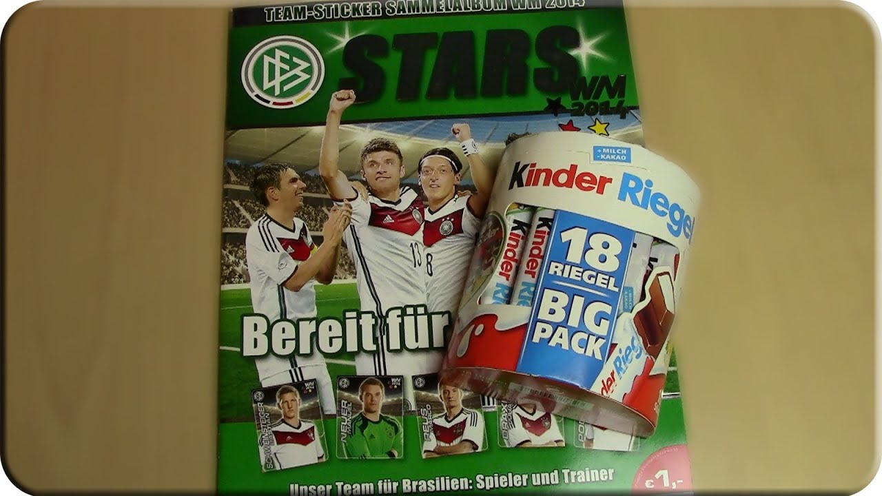 WM2014 Team Sticker Sammelalbum DFB Stars FERRERO (FAIL)