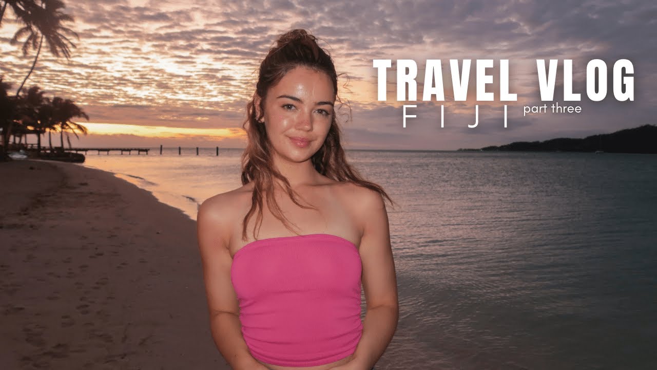 TRAVEL to FIJI with me! | Lovo dinner, morning walks, swimming (vlog pt. 3)