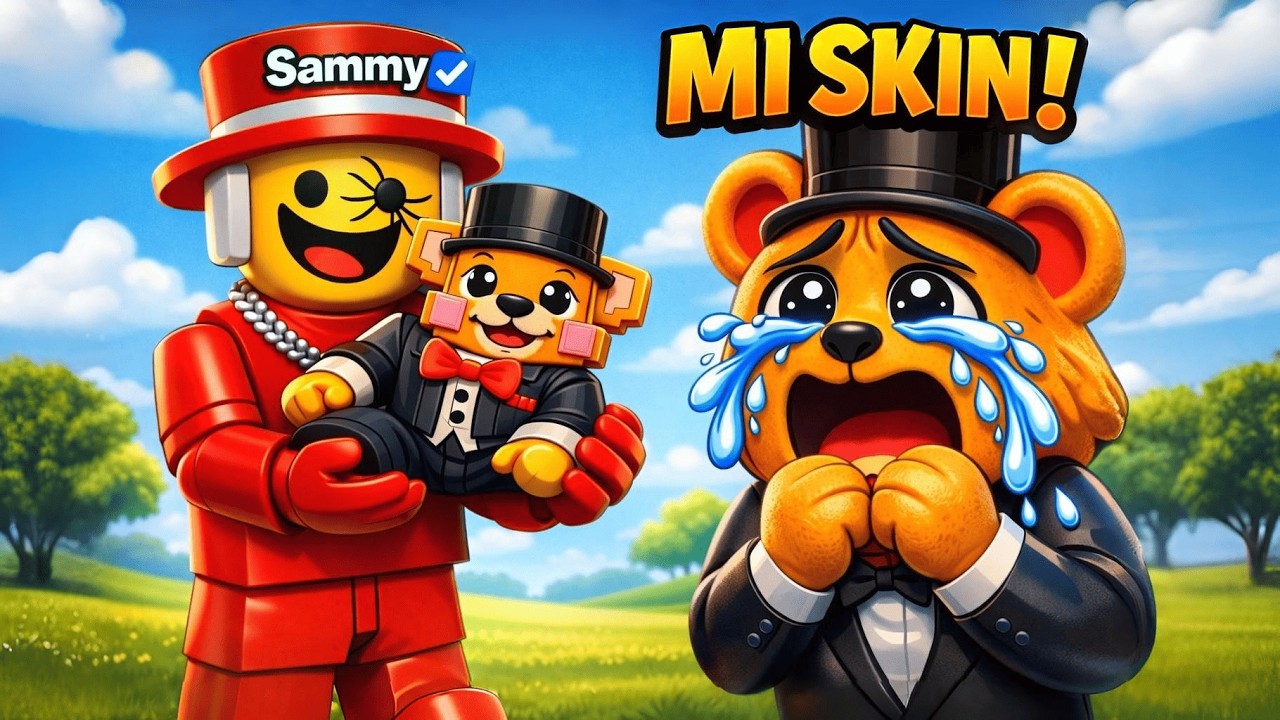 SAMMY🕷️ ME DIÓ MI SKIN OFICIAL😭 Y LLORÉ DE EMOCIÓN