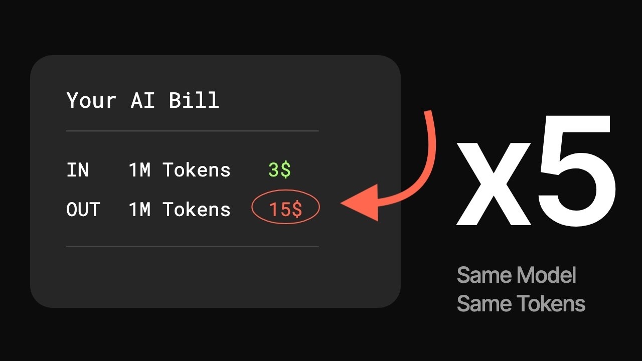 AI Costs Explained: Why Output Tokens Cost 5x More
