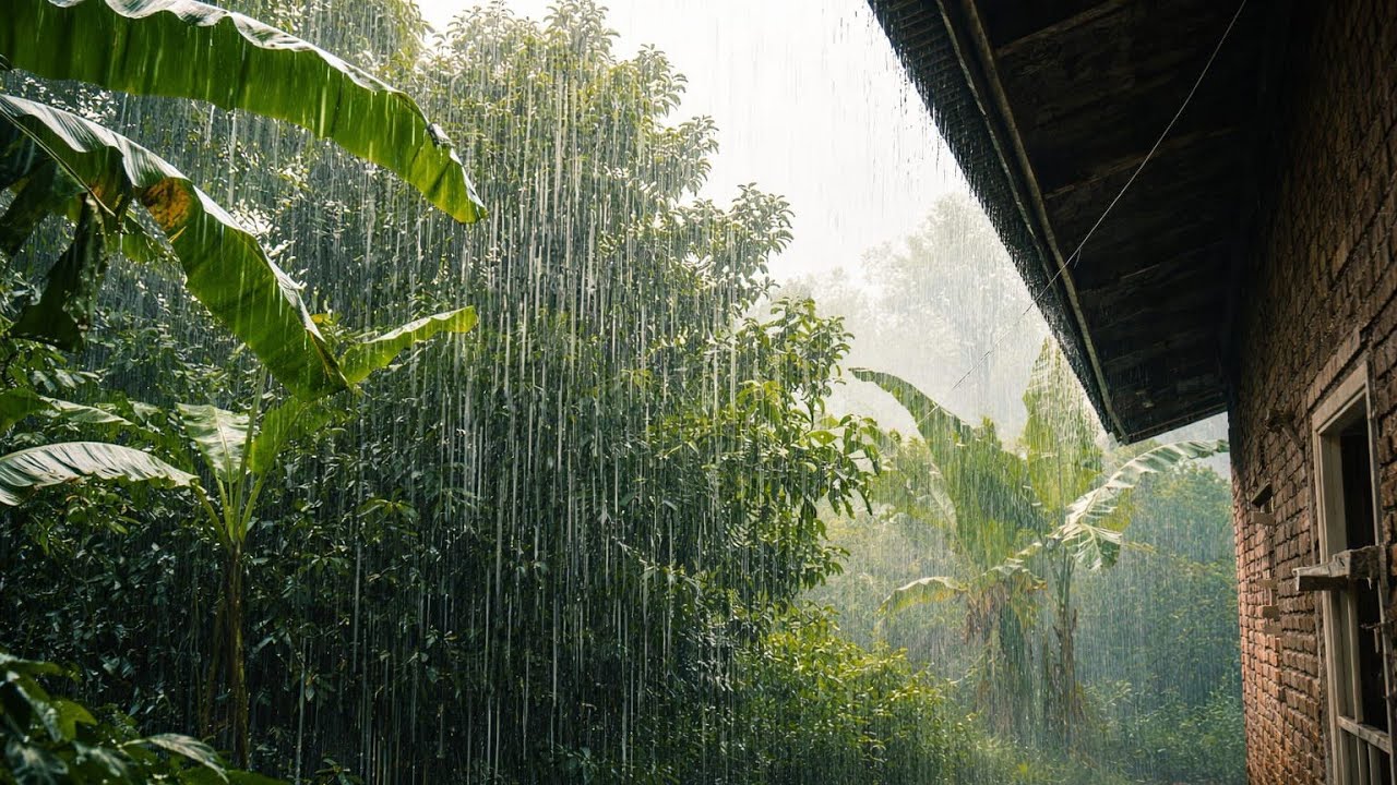 Лучший в мире сильный дождь 🌧️ | Быстрое засыпание, расслабление и исцеление души
