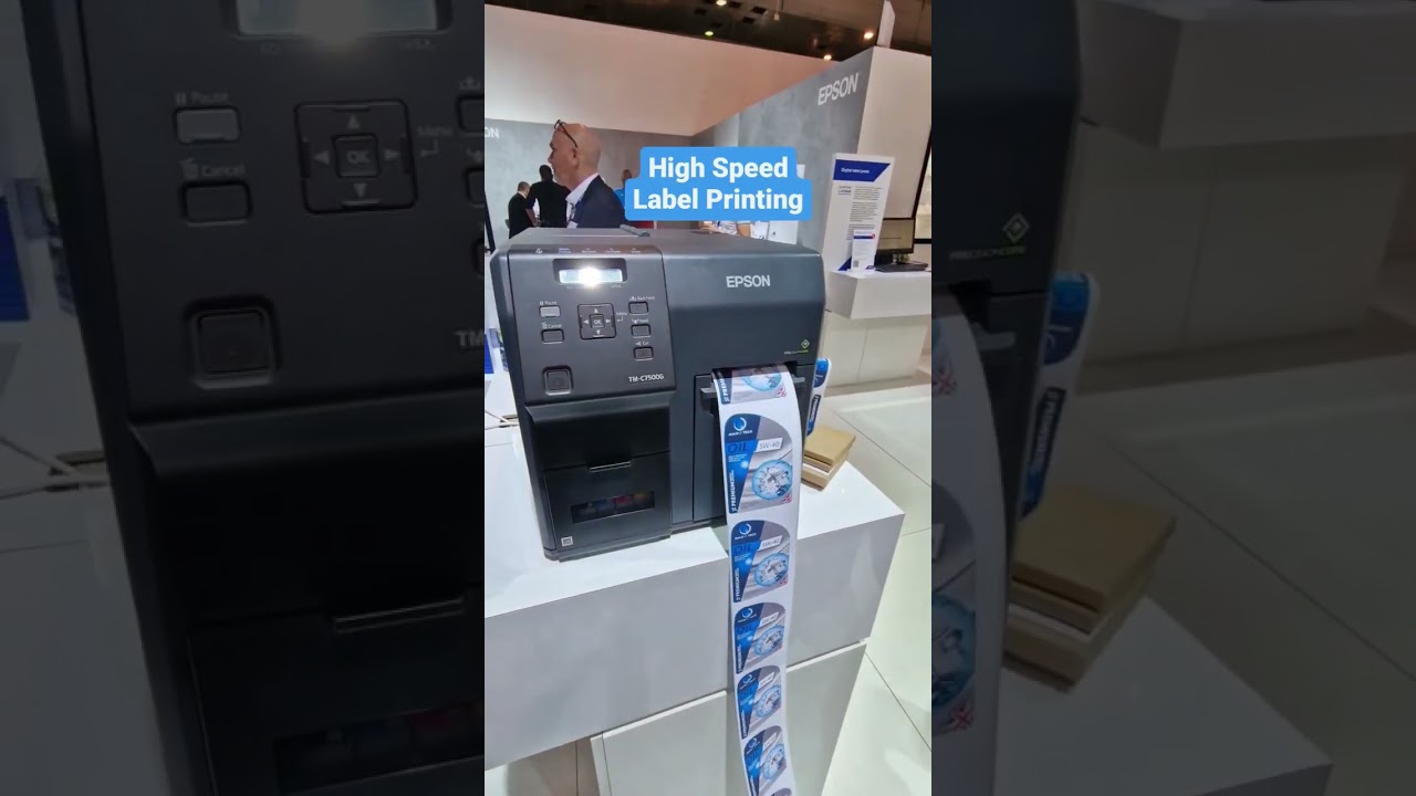 Epson label printer #epson #tsc #tvs #zebra #citizen #label #printer #printer #surat #viral #shots