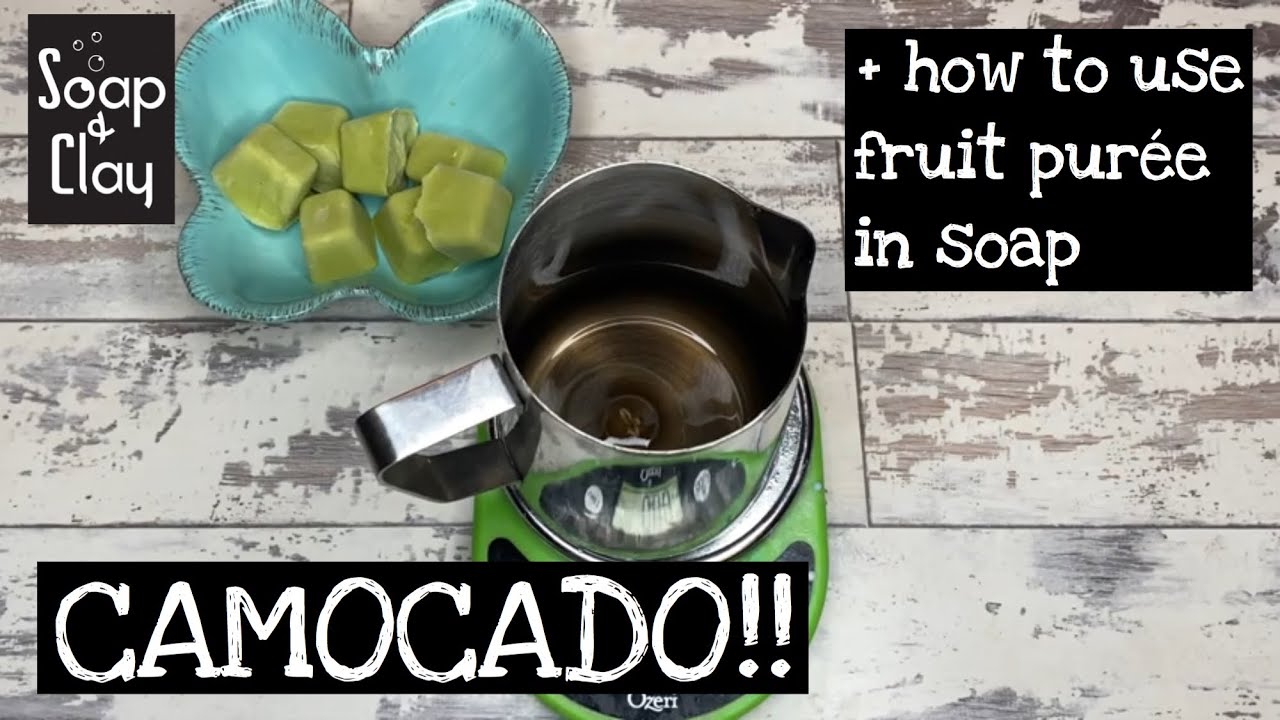 CAMOCADO!! Avocado Puree Soap | Soap fails, happy accidents, and using purees in soap | Day 49/365