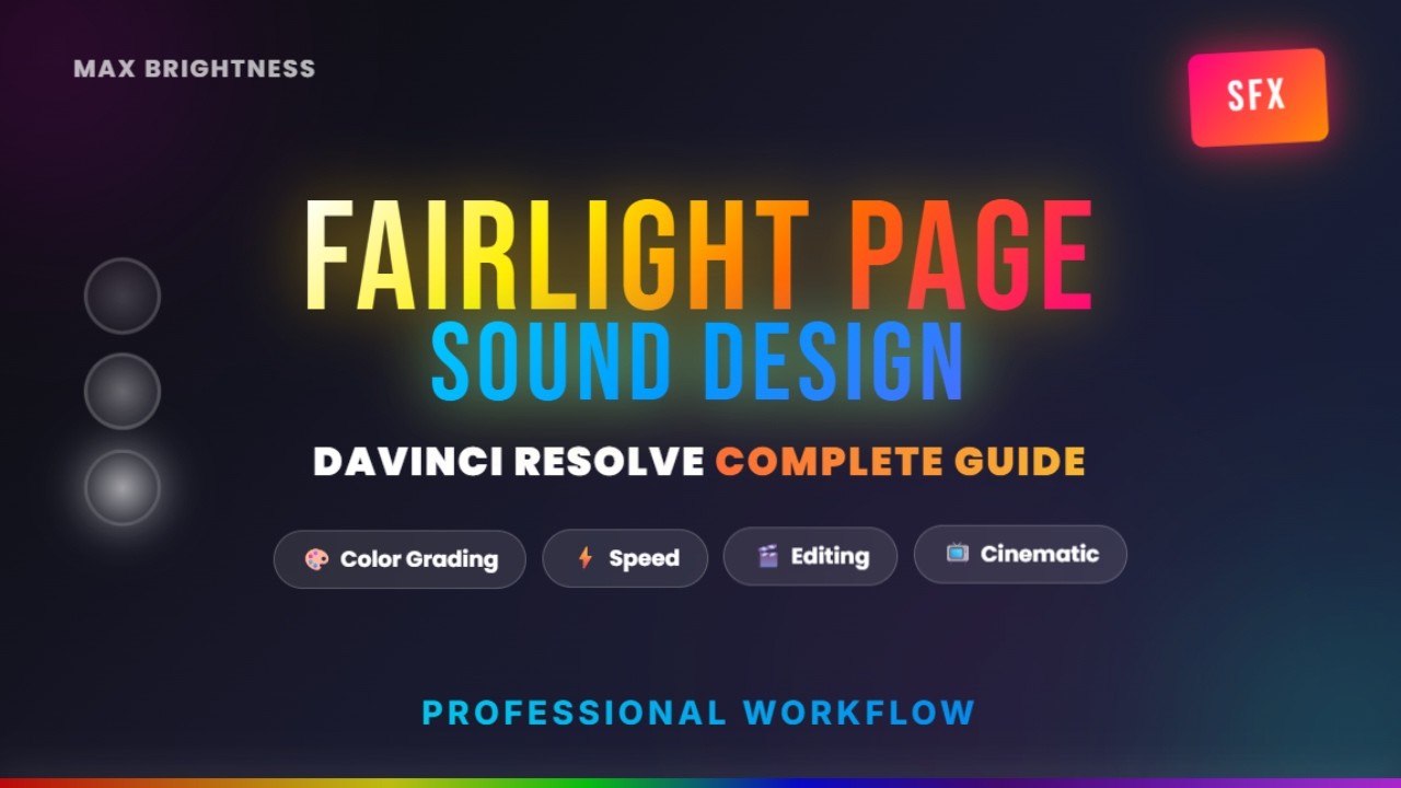 Module 5 | Lesson 1 - Fairlight Page