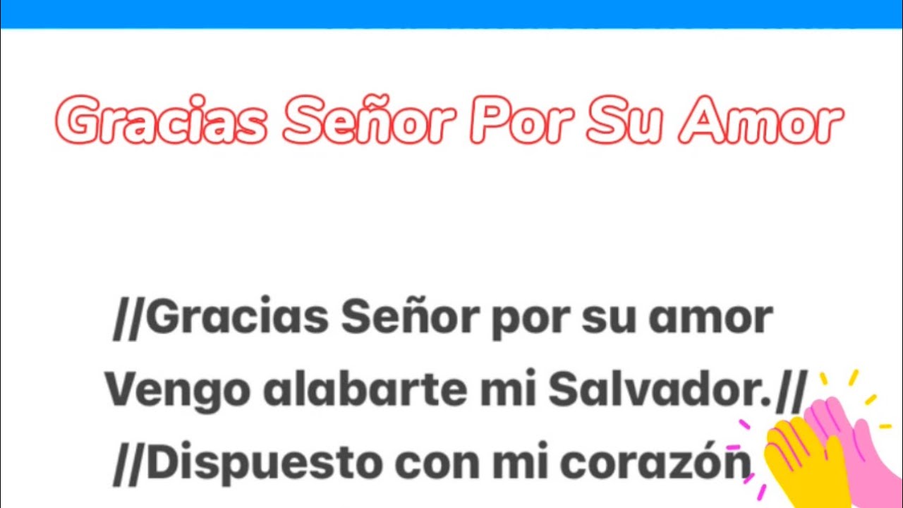 Gracias Señor por tu Amor Hr Cesar Caisaguano y Alonso Yumbo (LETRA)