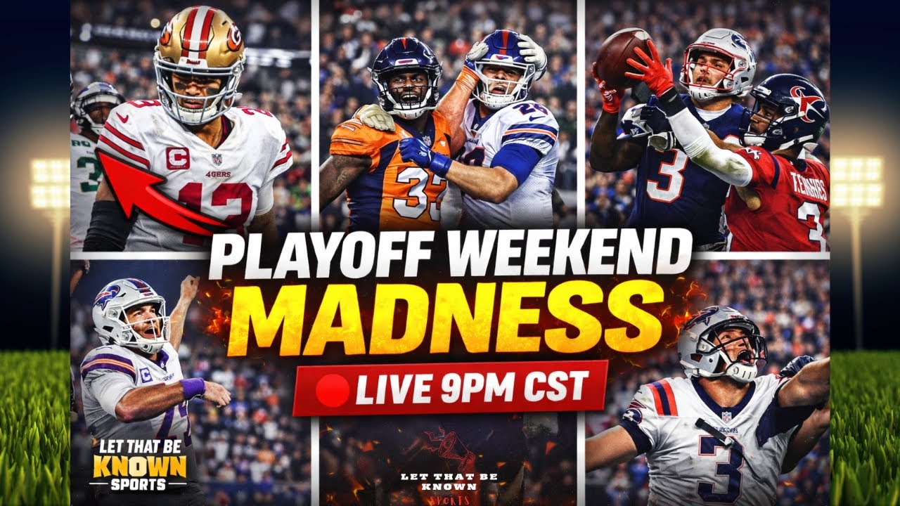 Playoff Weekend Madness! NFL Matchups, Upsets & Fan Takeover 🔴 LIVE 📱