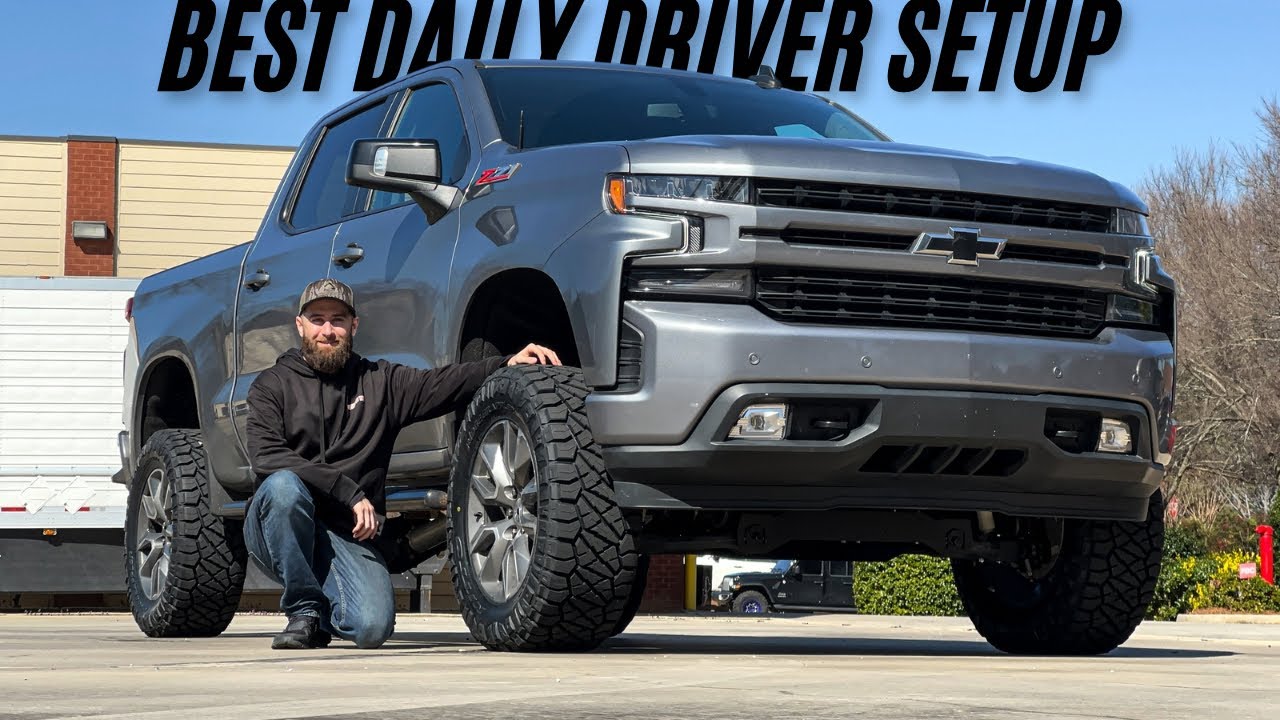 Комплект лифта подвески Chevy Silverado 1500 6 дюймов и шины Nitto 35 дюймов: идеальная ежедневна...