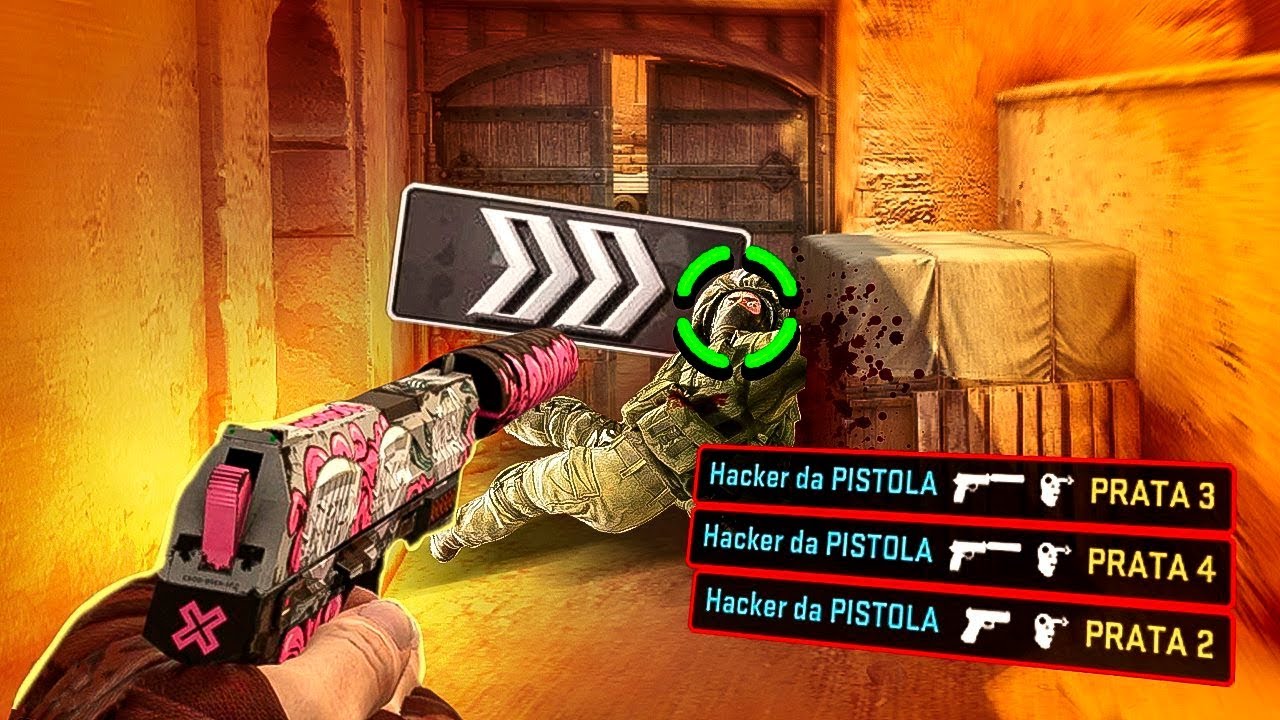 Um GLOBAL jogando S&Oacute; de USP e GLOCK no PRATA, qual foi a REA&Ccedil;AO deles?
