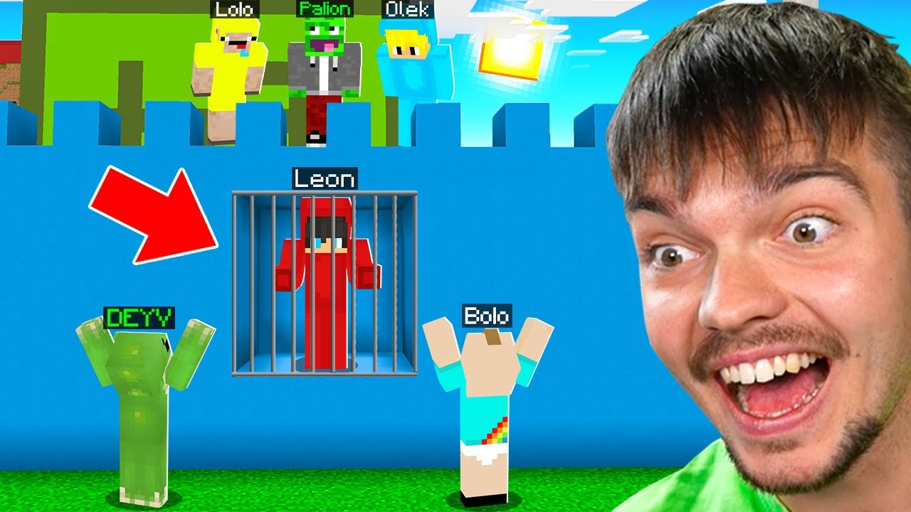 UWIĘZILIŚMY LEONA na NASZEJ POŁOWIE w Minecraft!